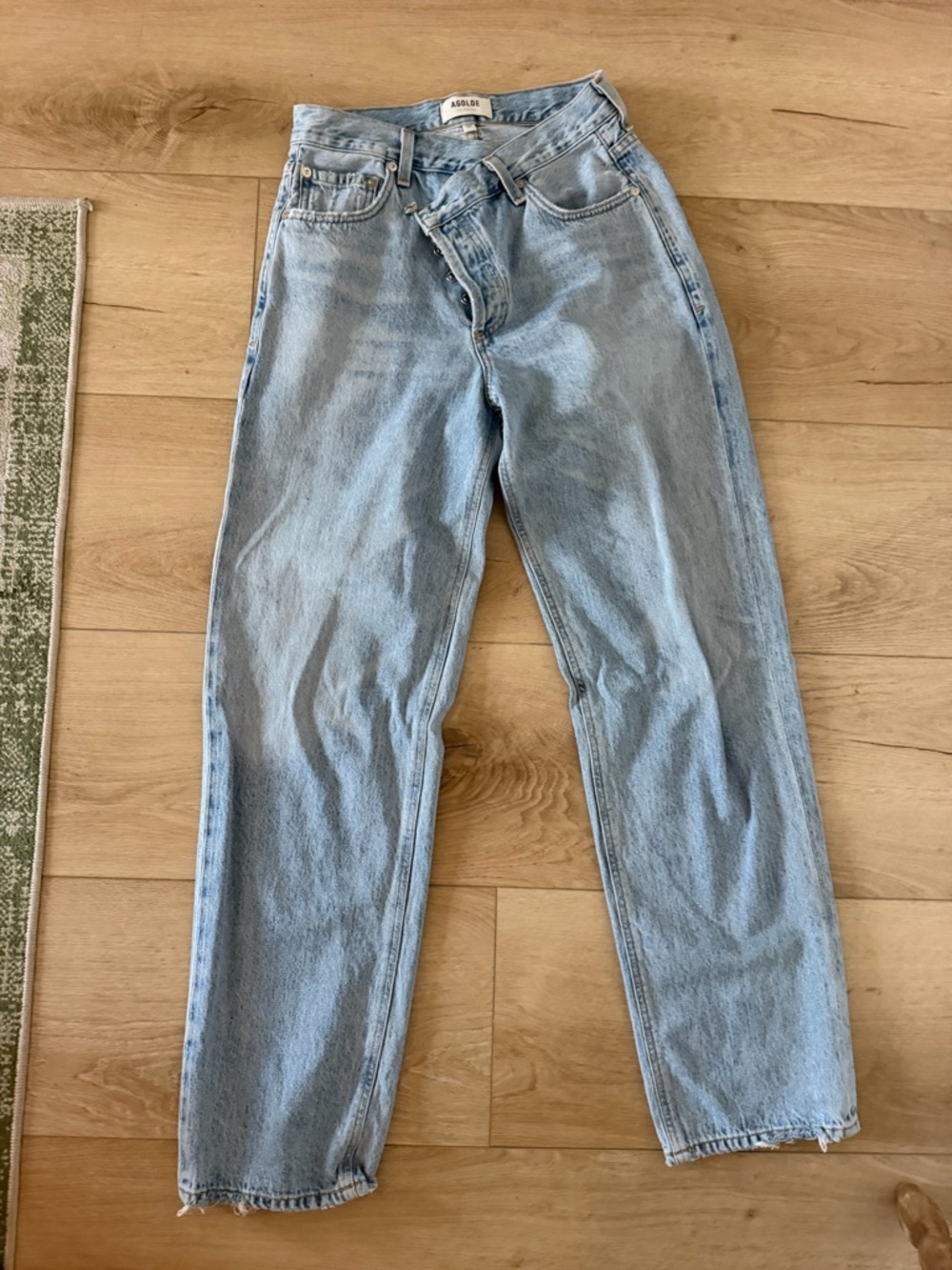 Light Wash agolde Jeans - crossover Straight Fit
